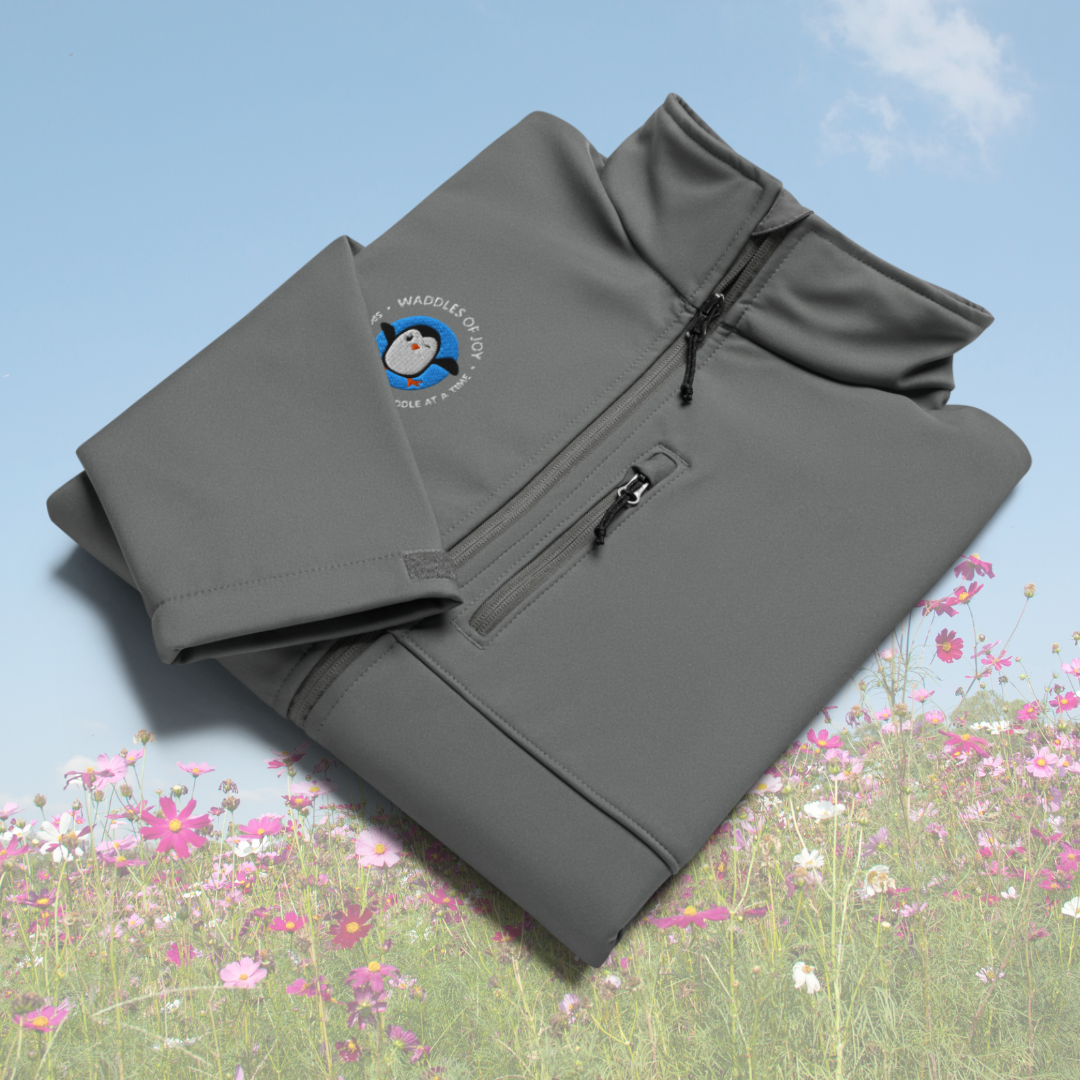 Columbia Soft Shell Jacket with Waddles of Joy Logo