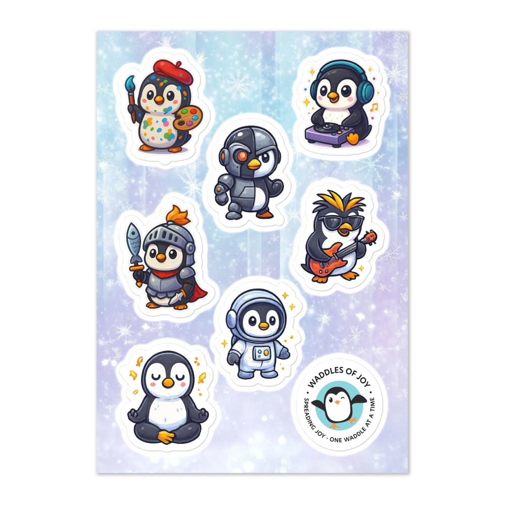 Waddle It Be Today? – Penguin Personality Sticker