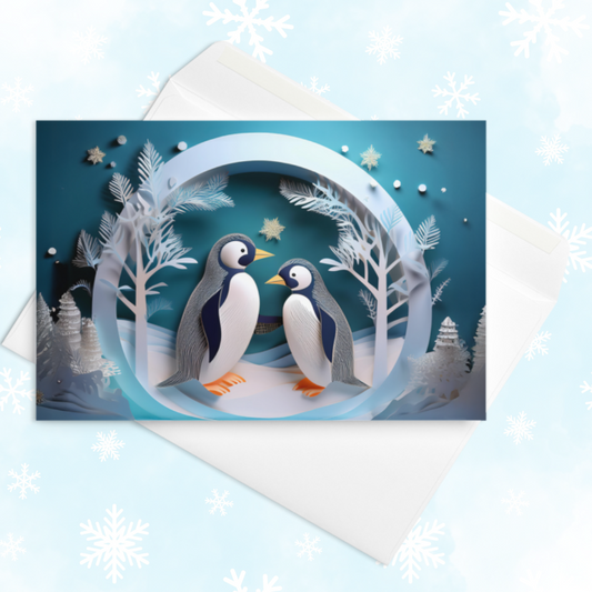 Penguin Friendship Greeting Card