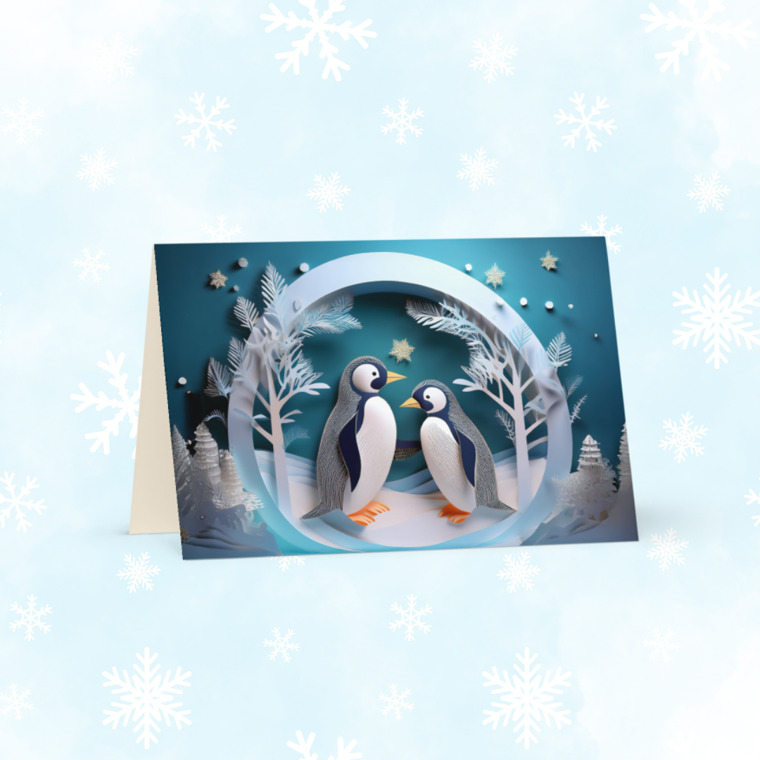 Penguin Friendship Greeting Card