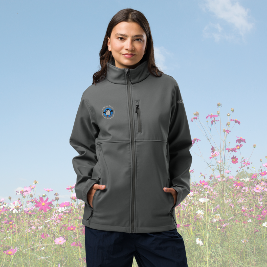 Columbia Soft Shell Jacket with Waddles of Joy Logo