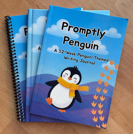 Promptly Penguin: A 52-Week Penguin-Themed Writing Journal