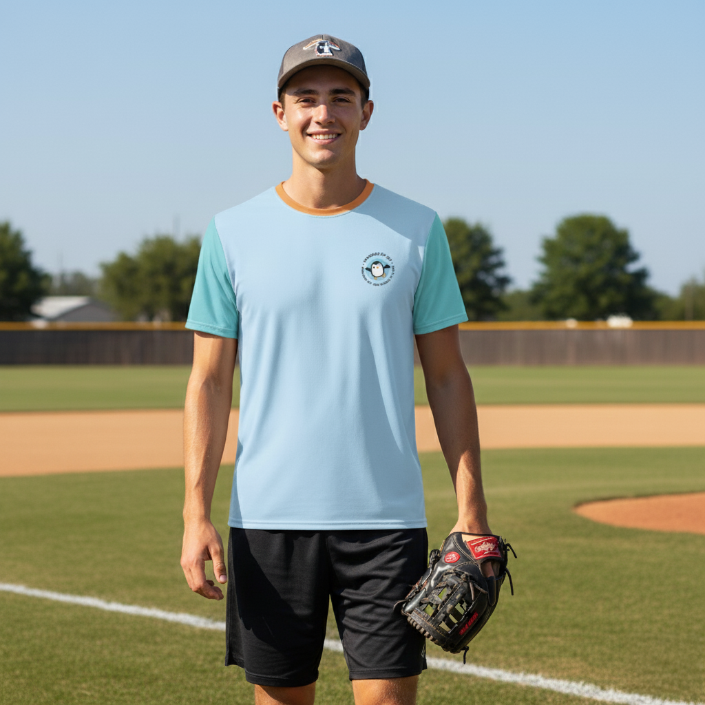 Penguin Dugout Men's Crew Neck T-Shirt
