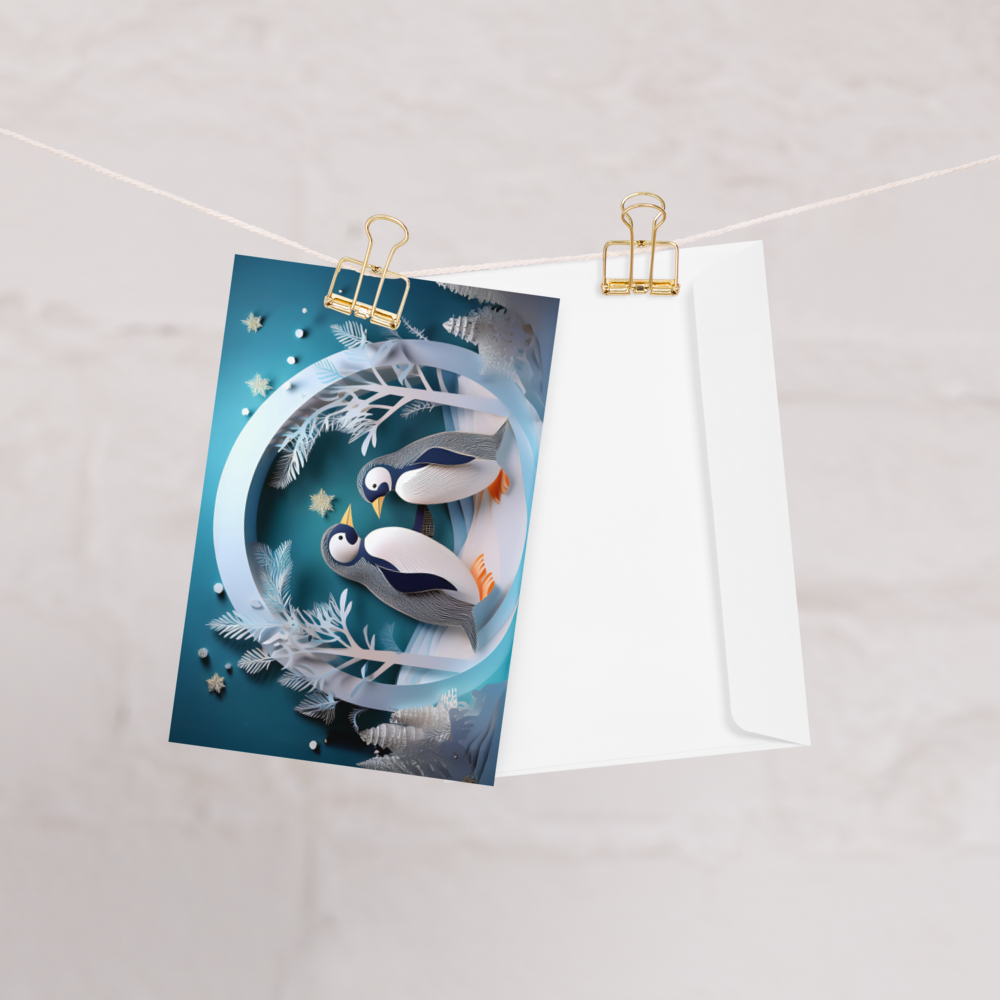 Penguin Friendship Greeting Card