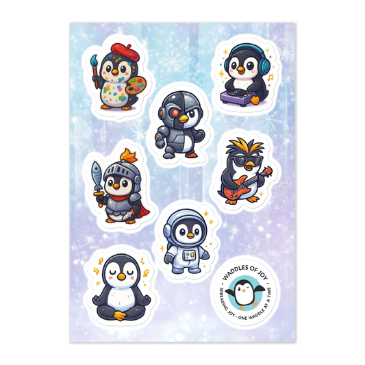 Waddle It Be Today? – Penguin Personality Sticker