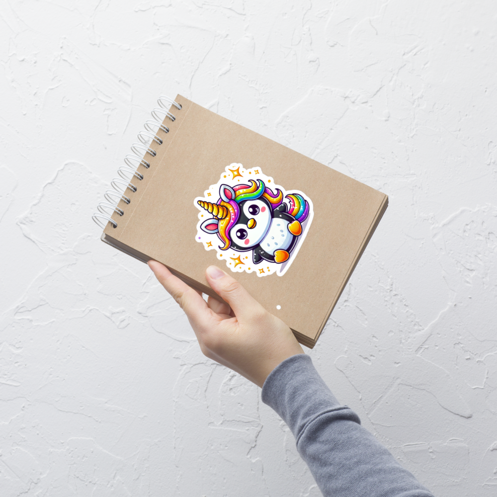 Penguicorn Vinyl Sticker – Sparkle Like No Otter