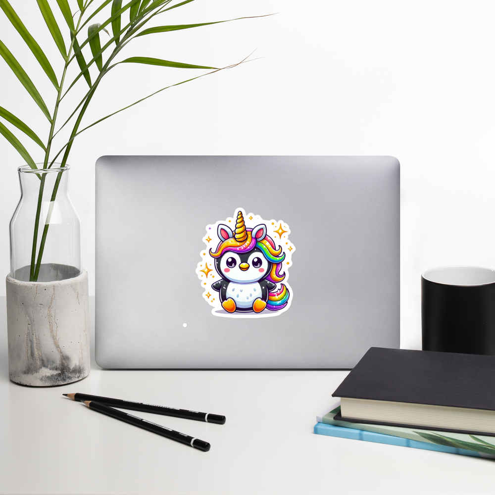 Penguicorn Vinyl Sticker – Sparkle Like No Otter