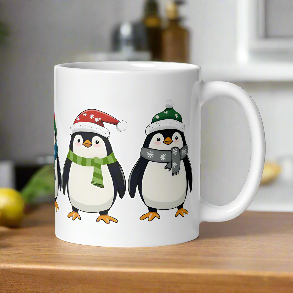 Festive Penguin Mug