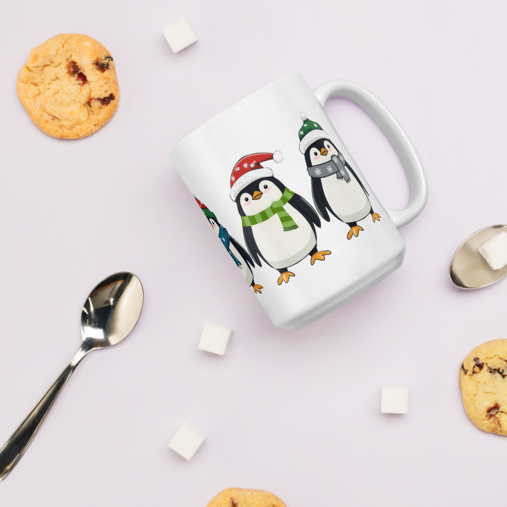 Festive Penguin Mug