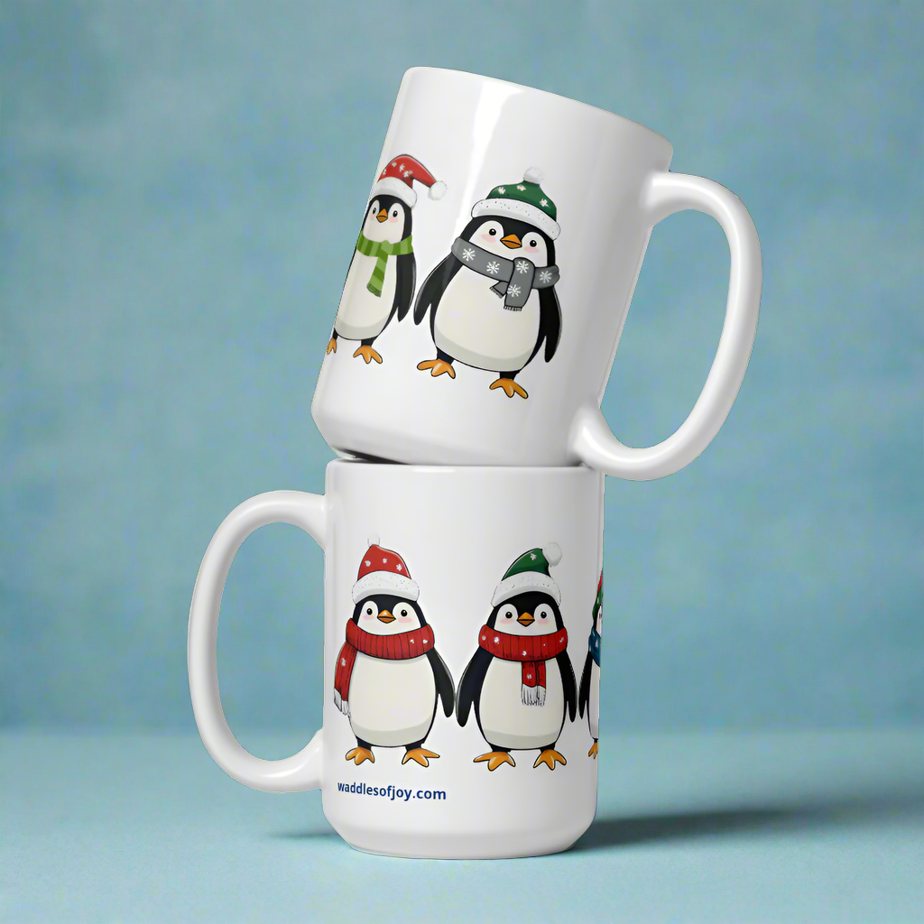 Festive Penguin Mug