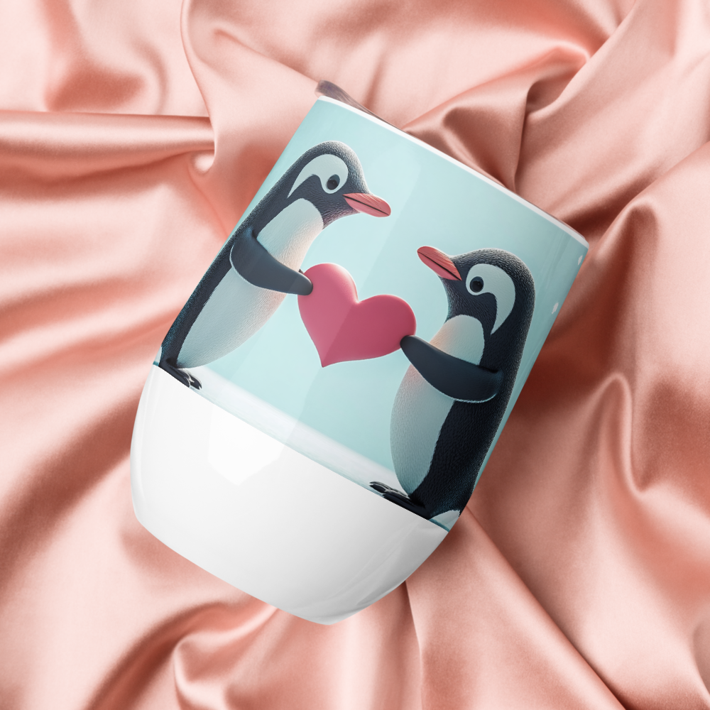 Penguin Love Wine Tumbler