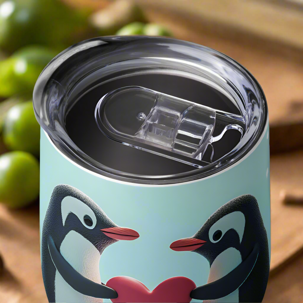 Penguin Love Wine Tumbler